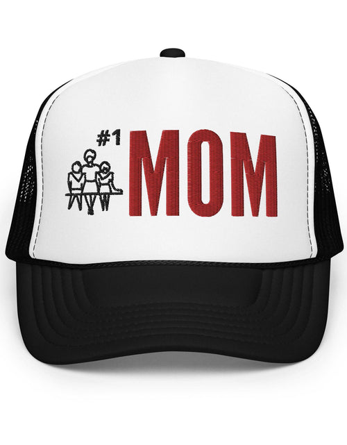 Load image into Gallery viewer, #1Mom Trucker Hat - AKA Apparel
