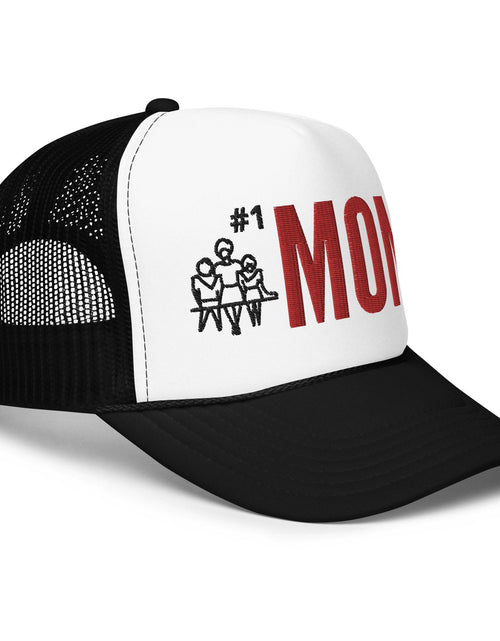 Load image into Gallery viewer, #1Mom Trucker Hat - AKA Apparel
