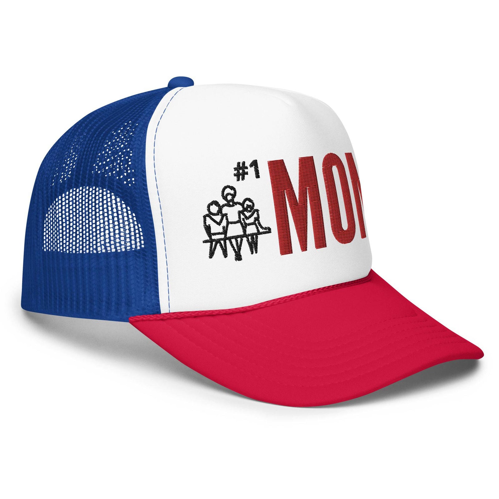 #1Mom Trucker Hat - AKA Apparel