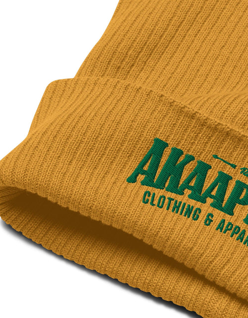 Load image into Gallery viewer, Mustard Yellow AKA Beanie - AKA Apparel
