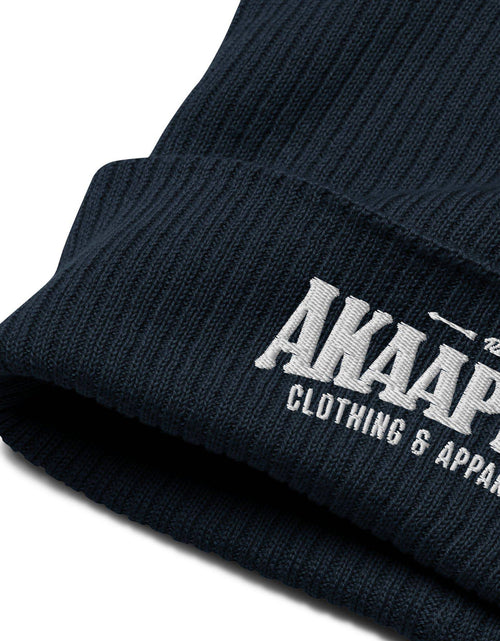 Load image into Gallery viewer, Navy AKA Beanie - AKA Apparel
