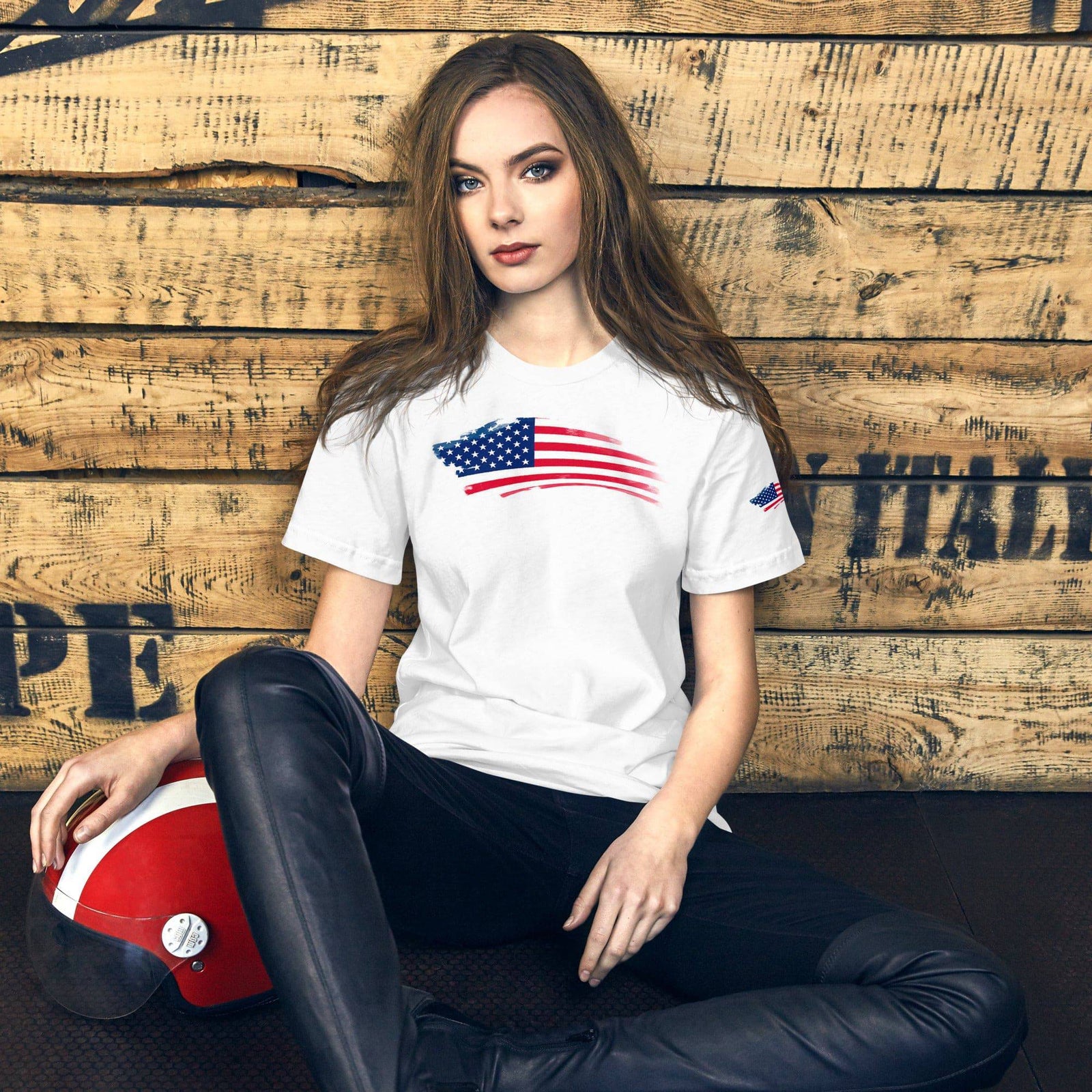 American Flag Solo (Unisex t-shirt) - AKA Apparel